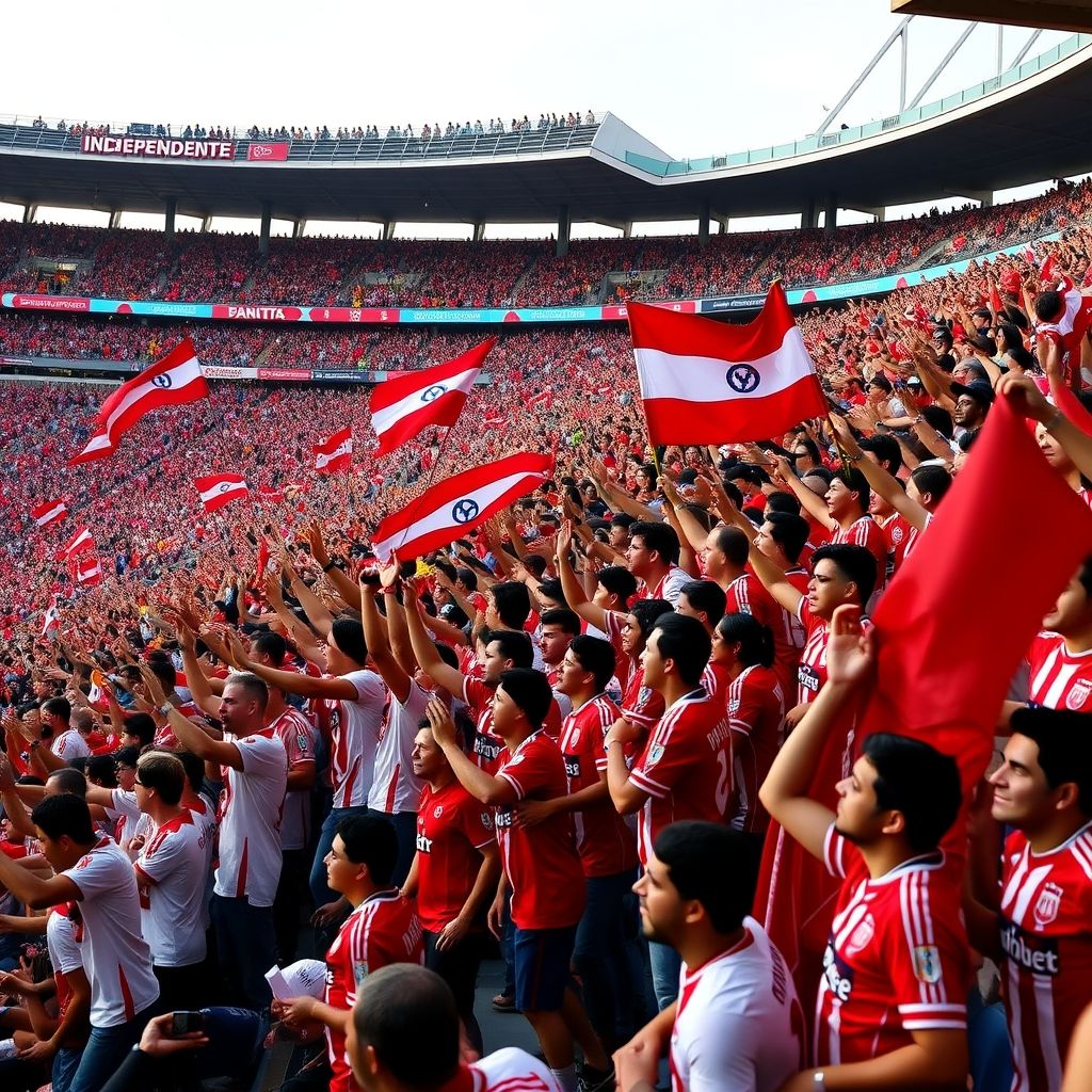 半岛体育官网-布宜诺斯艾利斯独立球迷现场助威，球队士气高涨